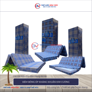 Đệm bông ép Kim Cương 9